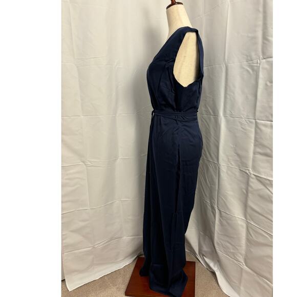 NWT Ettitude Sateen Jumpsuit - Ocean - Picture 3 of 7